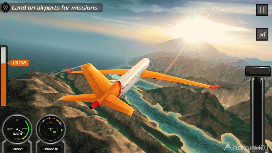 دانلود Flight Pilot Simulator 2.6.36 – شبیه سازی هواپیما اندروید